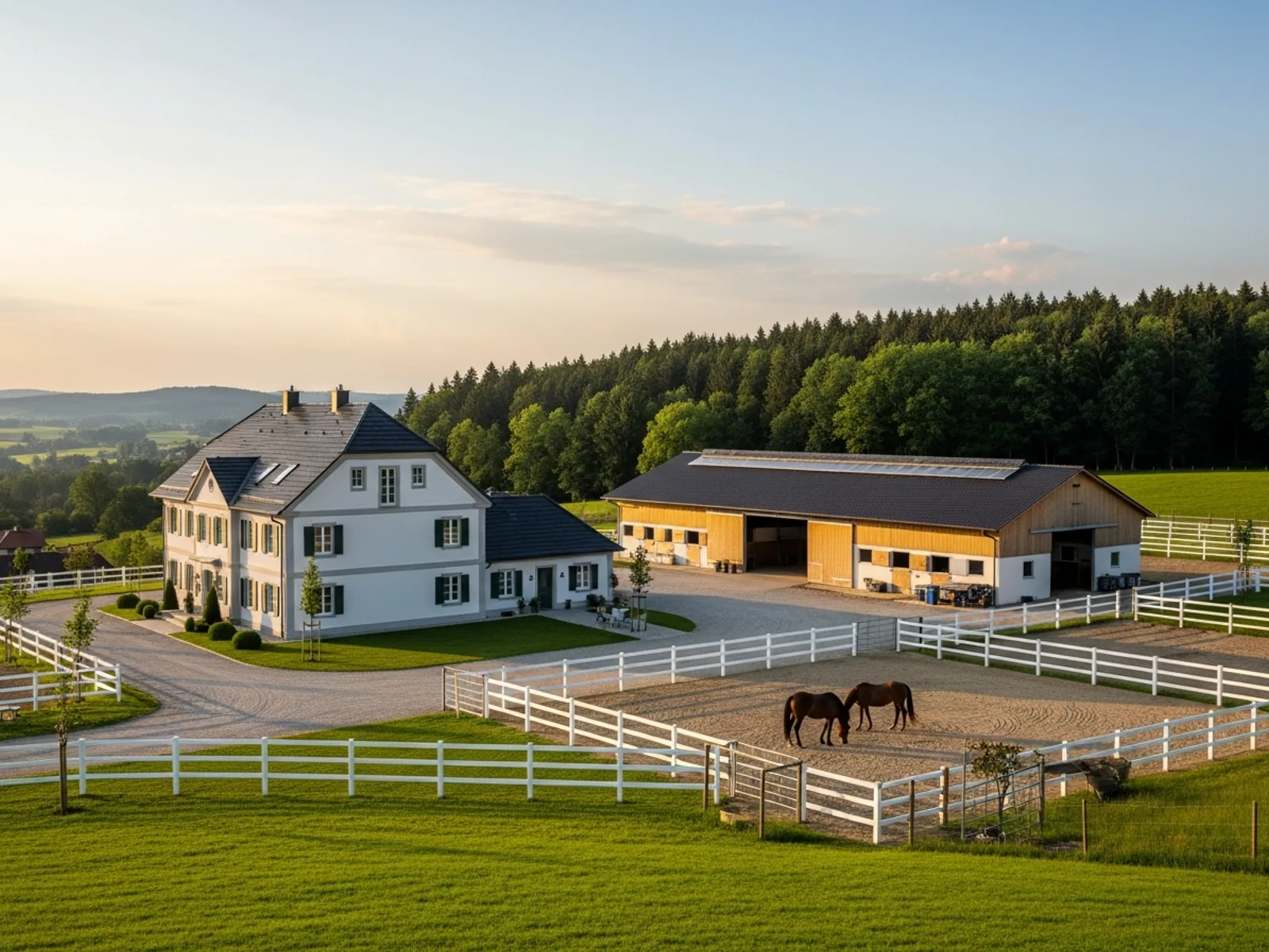 Landhaus Bad Wurzach — Hofansicht